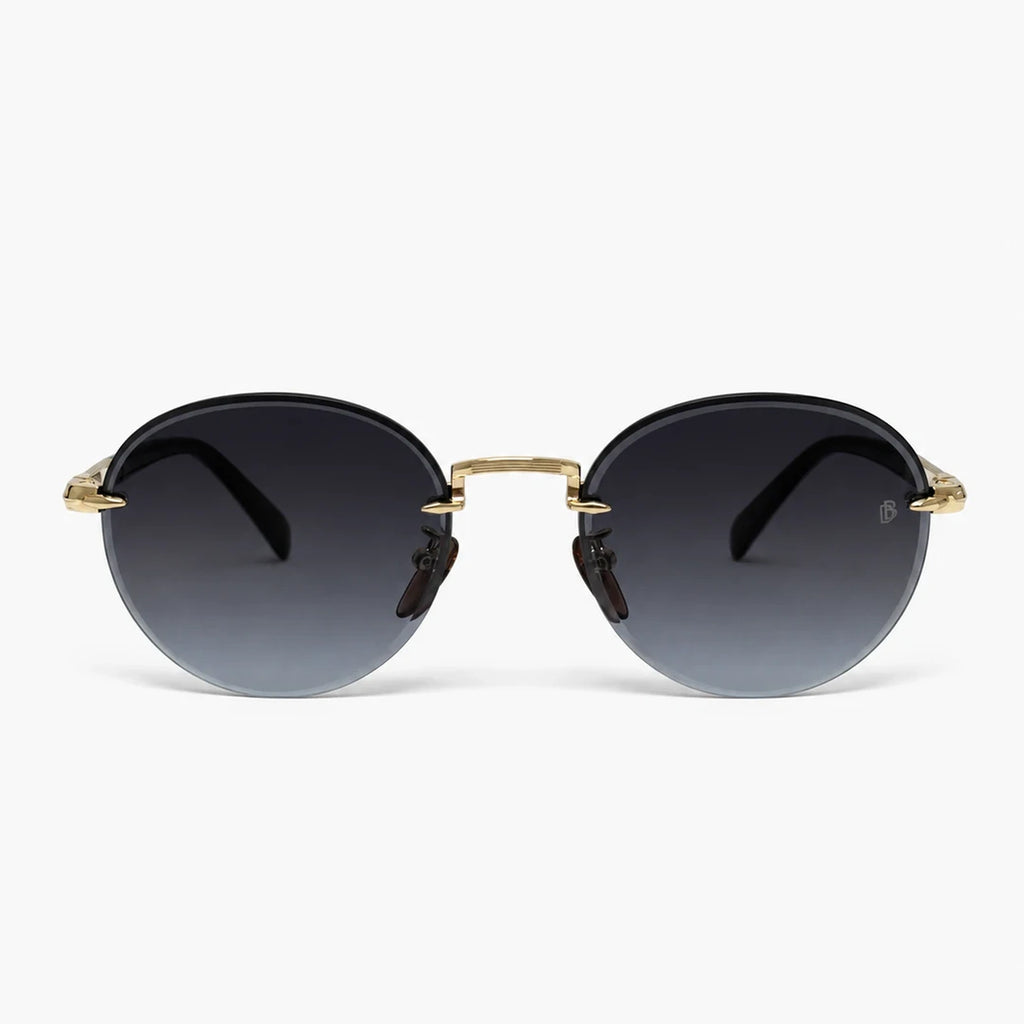 David Beckham DB7144/S Semi-Rimless Round — Gold sunglasses product view 1