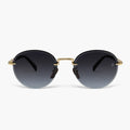 David Beckham DB7144/S Semi-Rimless Round — Gold sunglasses product view 1