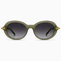 Tiffany & Co. TF4201 Round — Olive Green sunglasses product view 1