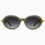 Tiffany & Co. TF4201 Round — Olive Green sunglasses product view 1