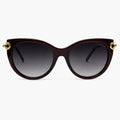 Tiffany HardWear Cat-Eye — Burgundy/Gold sunglasses product view 1