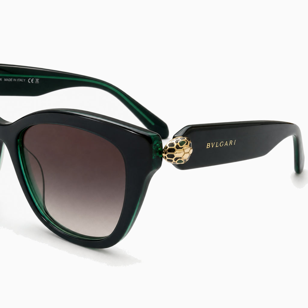 Bvlgari Serpenti Cat-Eye — Emerald Green sunglasses product view 2