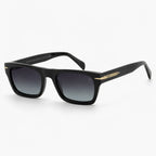 David Beckham Talisman Rectangle — Black/Gold sunglasses product view 2