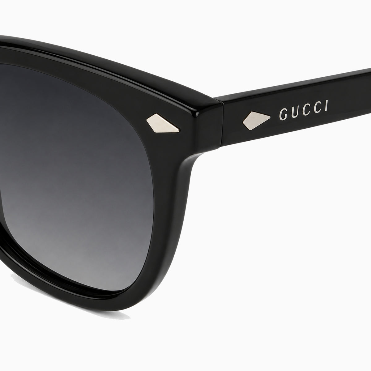 Gucci Diamond-Rivet Square — Black sunglasses product view 2