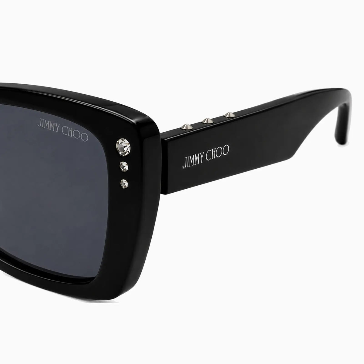 Jimmy Choo JC5016U Crystal-Stud Square — Black sunglasses product view 2