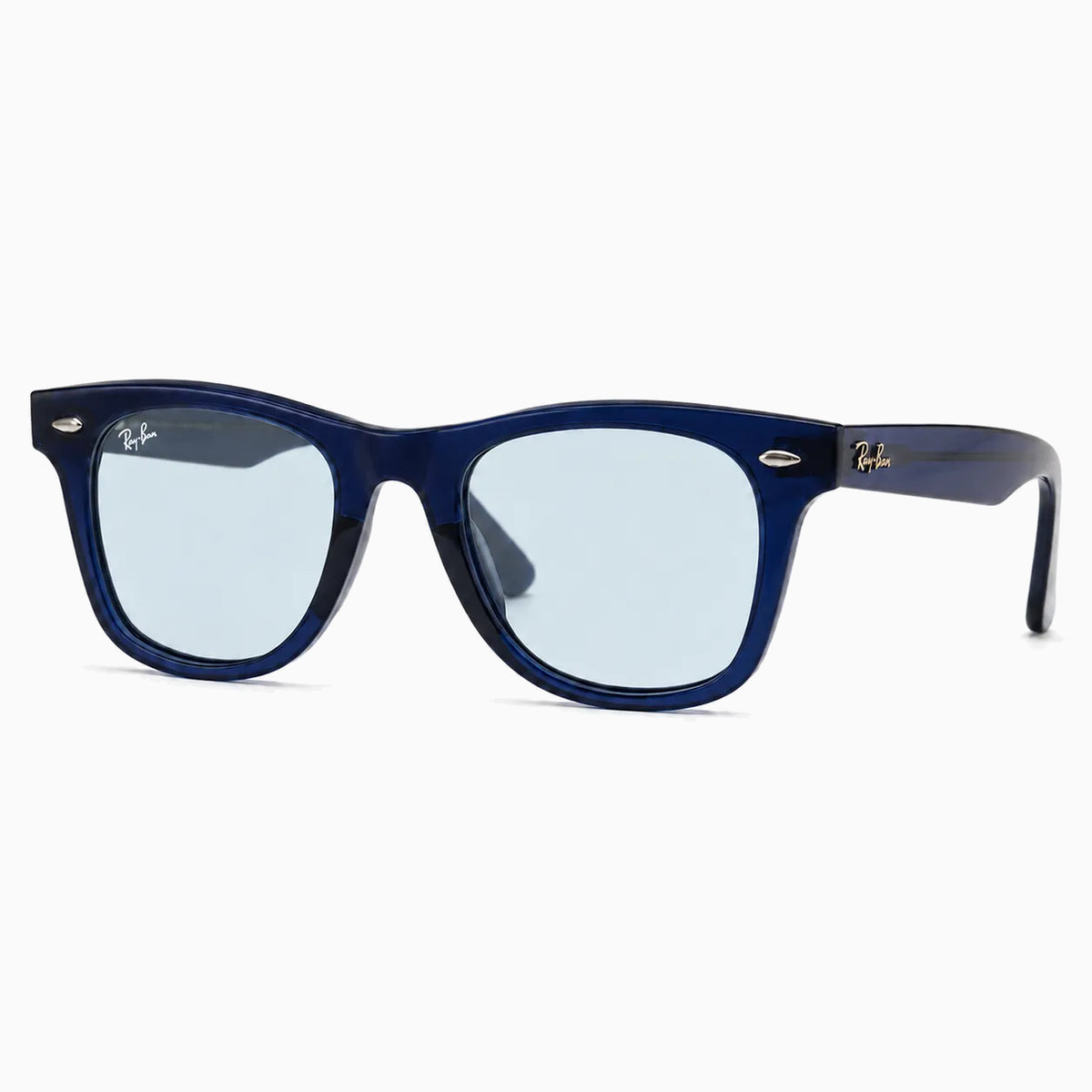 Ray-Ban Mega Wayfarer II — Transparent Dark Blue sunglasses product view 2
