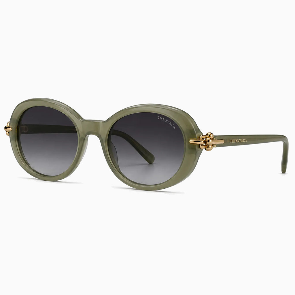 Tiffany & Co. TF4201 Round — Olive Green sunglasses product view 2