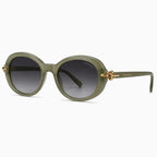 Tiffany & Co. TF4201 Round — Olive Green sunglasses product view 2