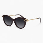 Tiffany HardWear Cat-Eye — Burgundy/Gold sunglasses product view 2