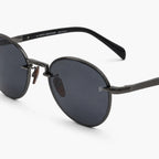 David Beckham DB7144/S Semi-Rimless Round — Gunmetal sunglasses product view 3