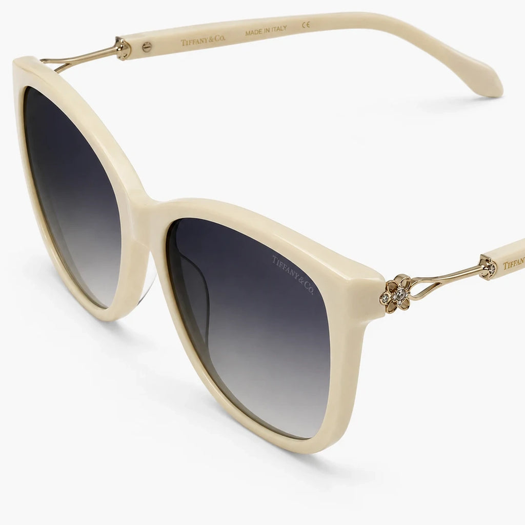 Tiffany & Co. Crystal Flower Square — Ivory sunglasses product view 3