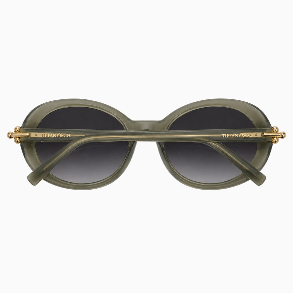 Tiffany & Co. TF4201 Round — Olive Green sunglasses product view 3