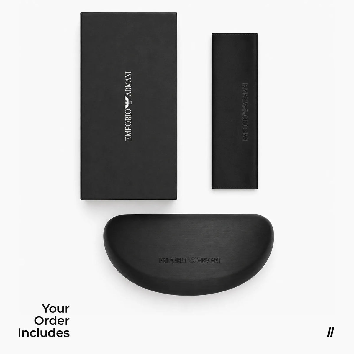 Emporio Armani EA4275D Square — Transparent Grey sunglasses product view 4