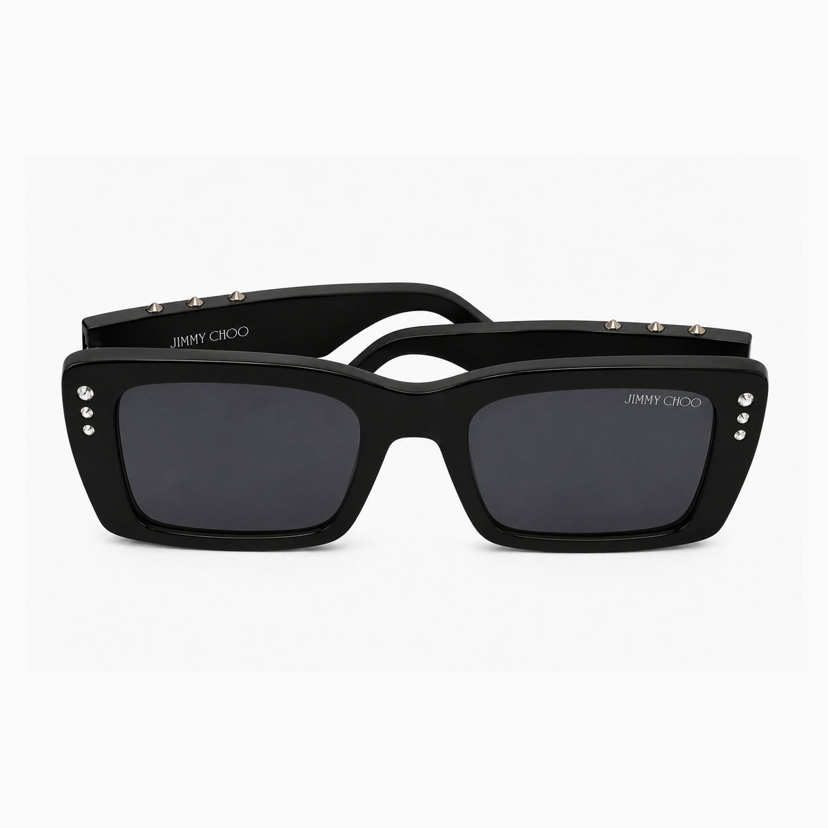 Jimmy Choo JC5016U Crystal-Stud Square — Black sunglasses product view 4