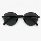 David Beckham DB7144/S Semi-Rimless Round — Gunmetal sunglasses product view 5