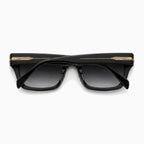 David Beckham Talisman Rectangle — Black/Gold sunglasses product view 5