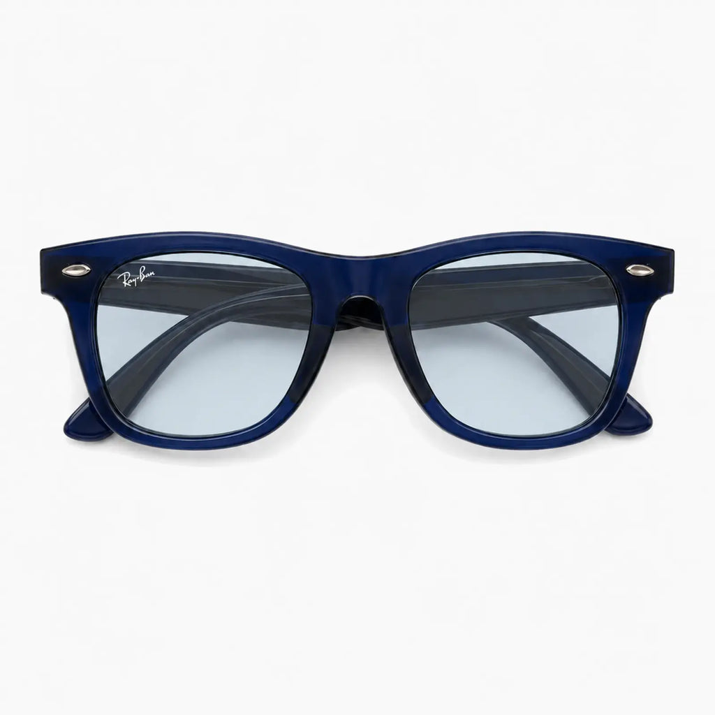 Ray-Ban Mega Wayfarer II — Transparent Dark Blue sunglasses product view 5