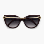 Tiffany HardWear Cat-Eye — Burgundy/Gold sunglasses product view 5