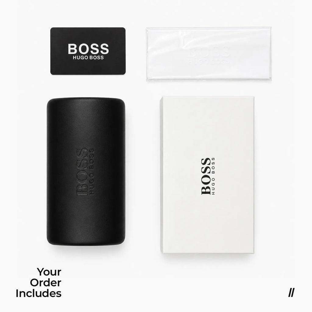 BOSS 1656/S Square — Navy/Gunmetal sunglasses product view 6