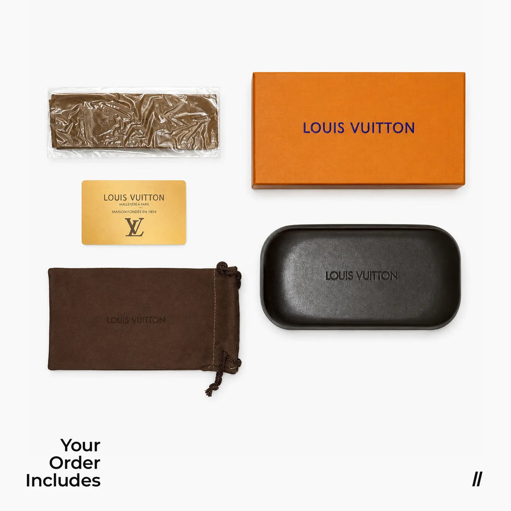 Louis Vuitton My LV Chain Two Round — Black sunglasses product view 6
