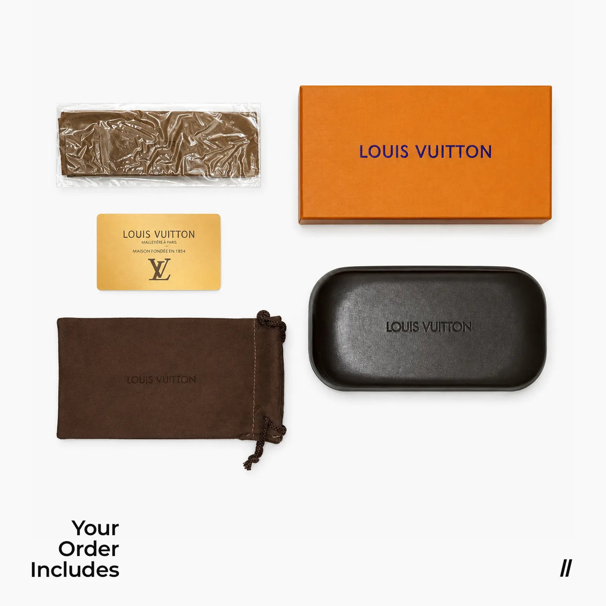 Louis Vuitton My LV Chain Two Round — Black sunglasses product view 6