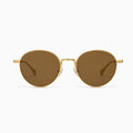 Bottega Veneta BV1389S Light Ribbon Round — Gold / Brown front view