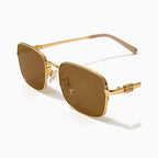Miu Miu MU 54ZS — Gold / Amber close view