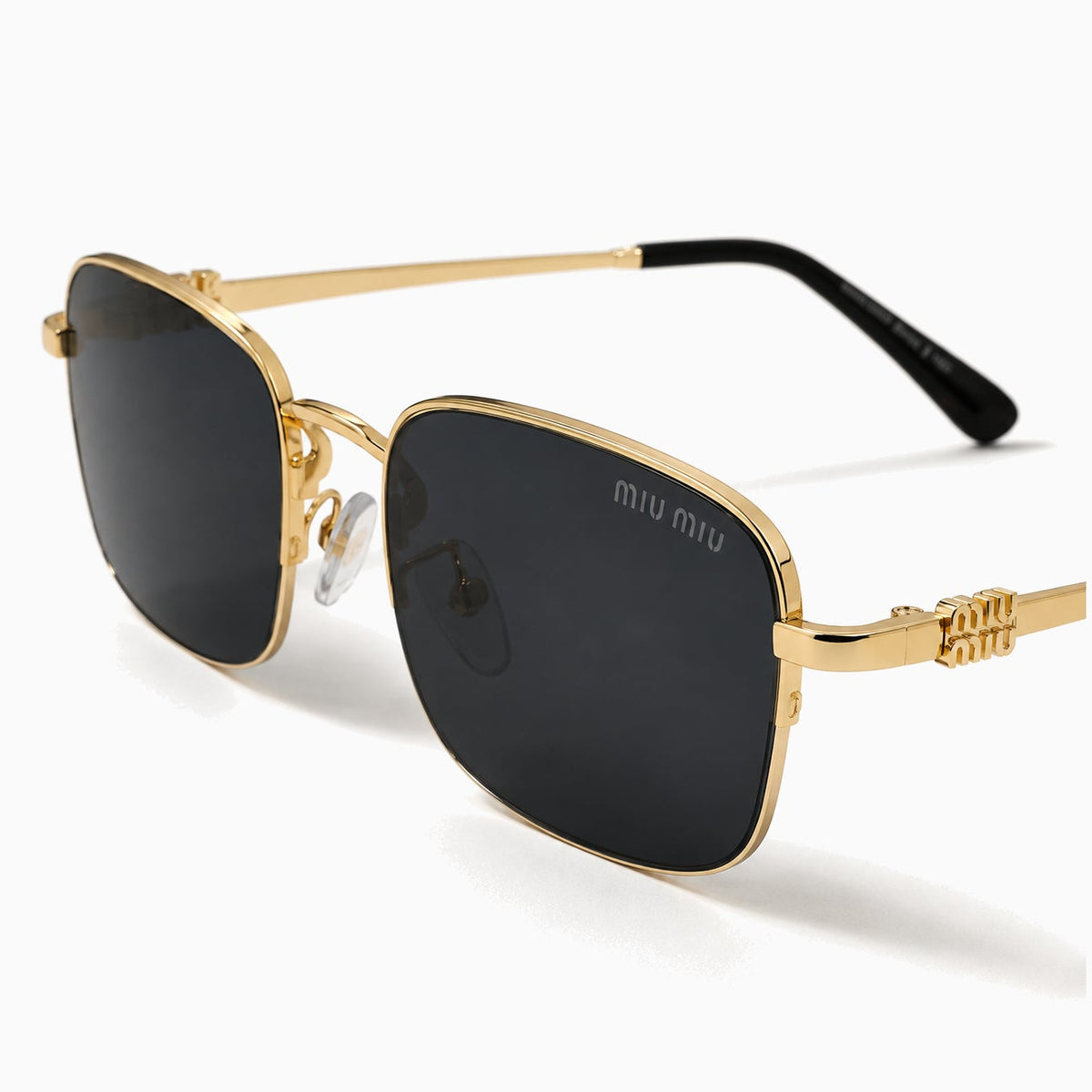 Miu Miu MU 54ZS — Gold / Black close view