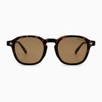 MOSCOT ARTHUR SUN — Dark Tortoise / Brown front view