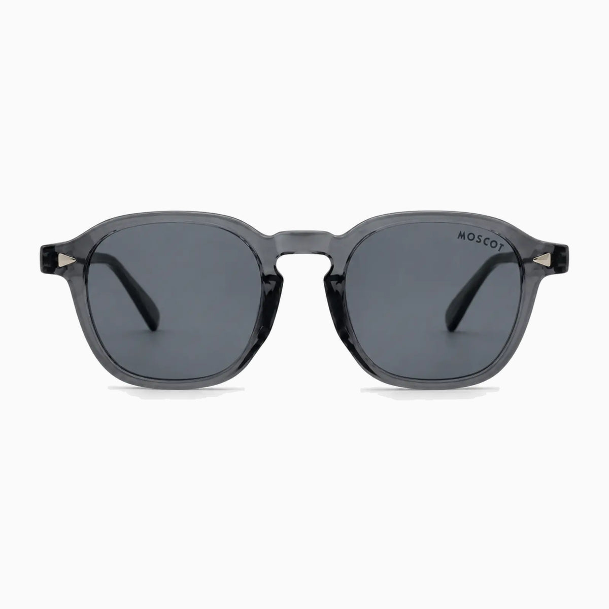 MOSCOT ARTHUR SUN — Smoke Grey / Smoke front view