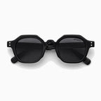 MOSCOT BAITSIM SUN — Black / Smoke close view