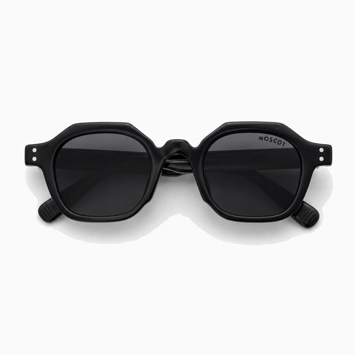 MOSCOT BAITSIM SUN — Black / Smoke close view