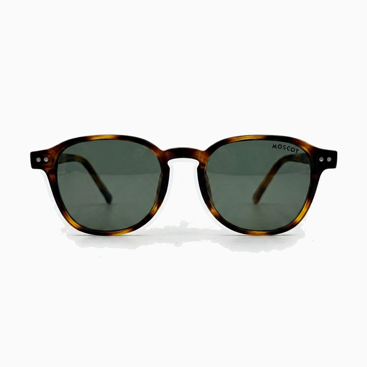 MOSCOT BRUDE SUN — Tortoise / Green product view