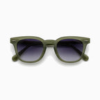 MOSCOT GELT SUN — Olive Crystal / Purple Gradient close view