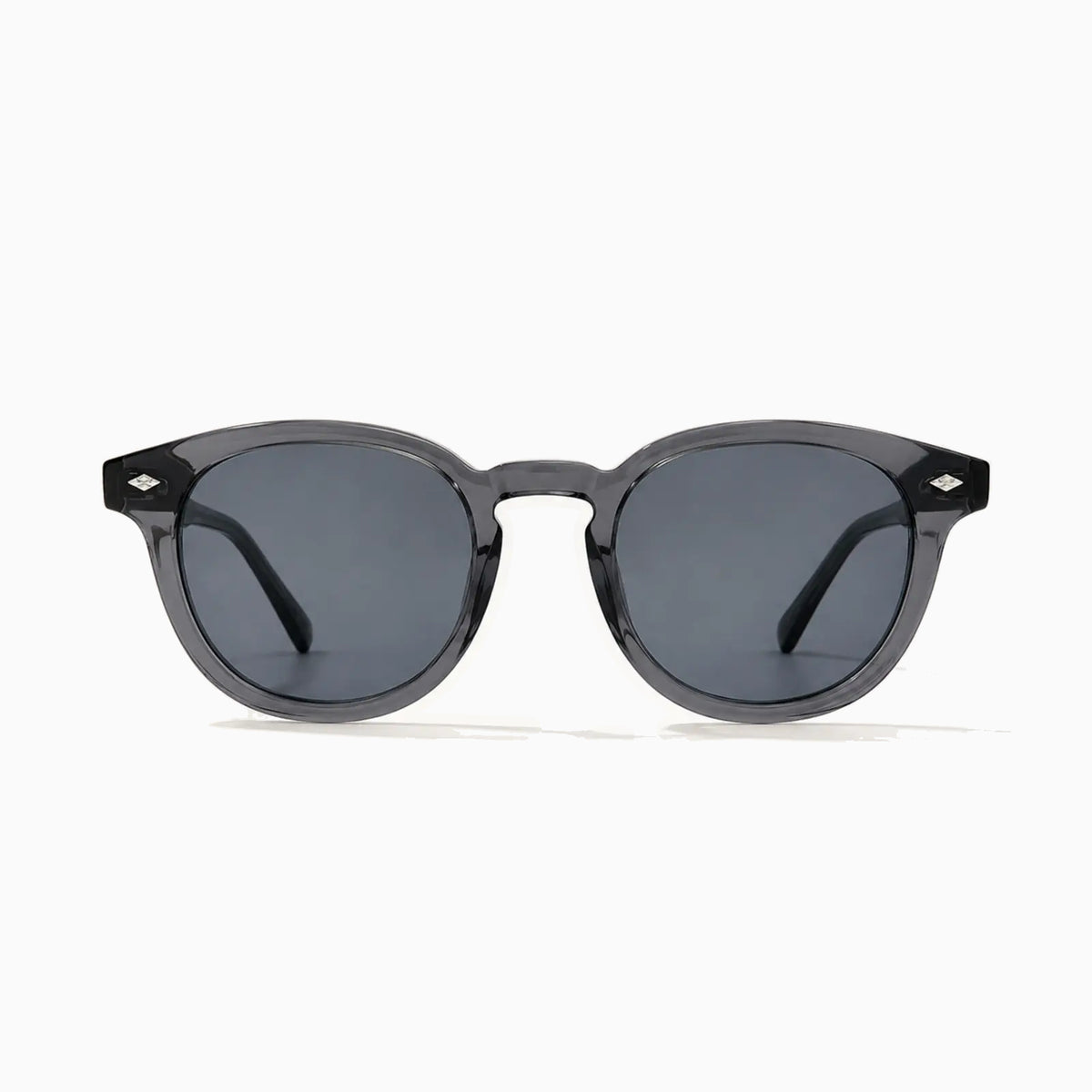 MOSCOT LEMTOSH SUN — Smoke Grey / Smoke front view