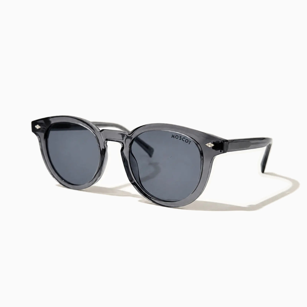MOSCOT LEMTOSH SUN — Smoke Grey / Smoke close view
