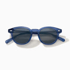 MOSCOT LEMTOSH SUN — Blue Crystal / Smoke close view