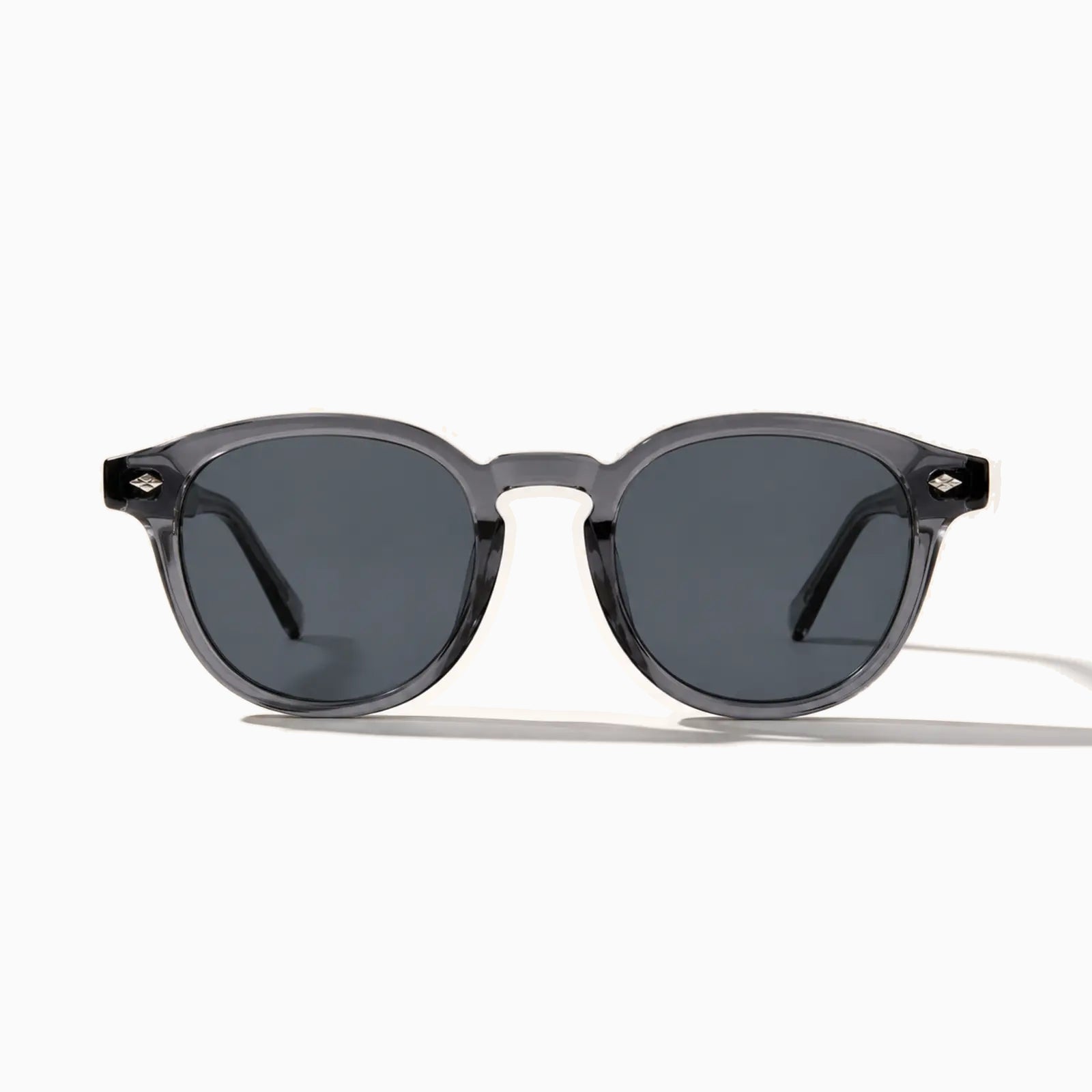 MOSCOT LEMTOSH SUN — Slate Crystal / Smoke front view