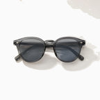 MOSCOT LEMTOSH SUN — Slate Crystal / Smoke close view