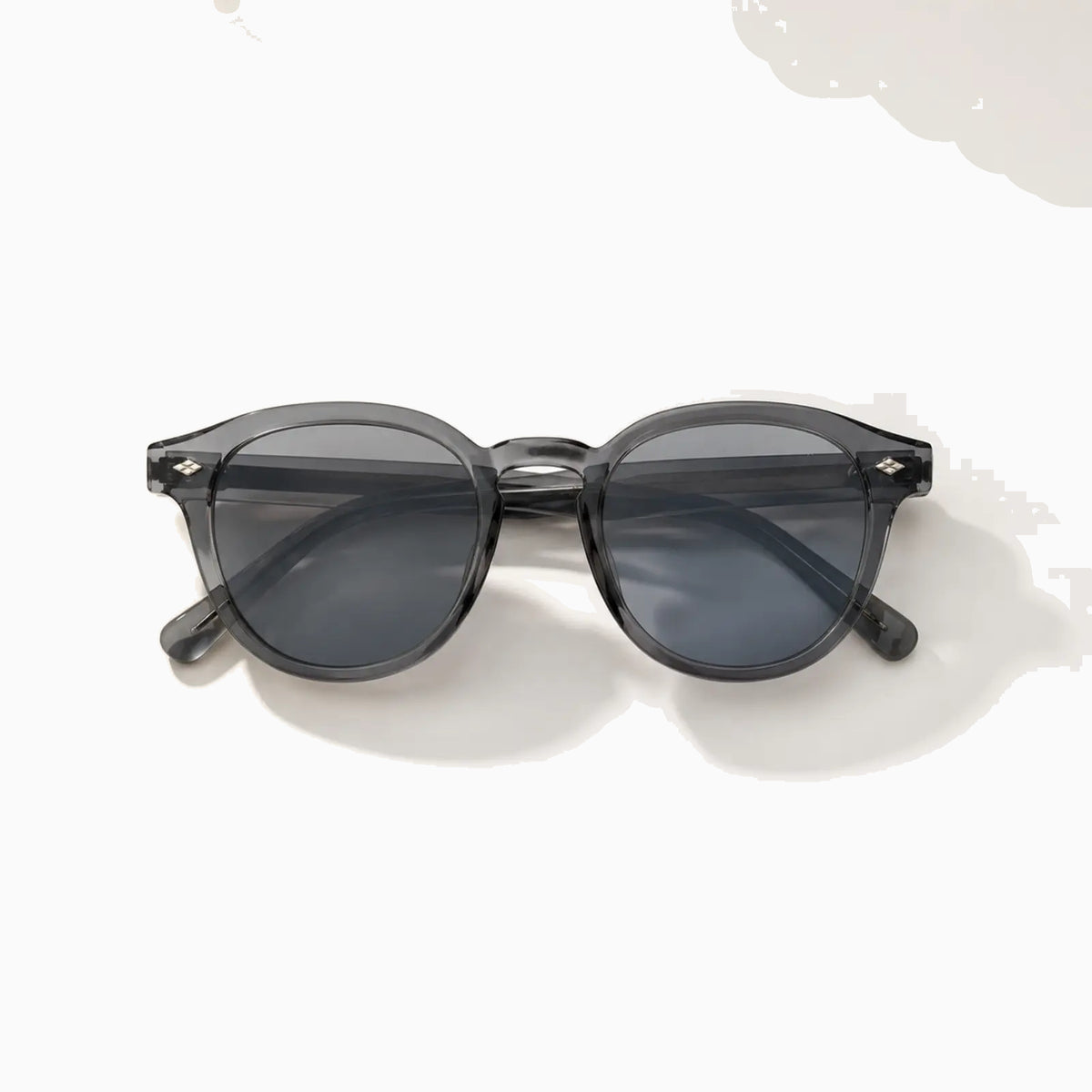 MOSCOT LEMTOSH SUN — Slate Crystal / Smoke close view