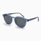 MOSCOT MILTZEN SUN — Transparent Blue / Smoke close view