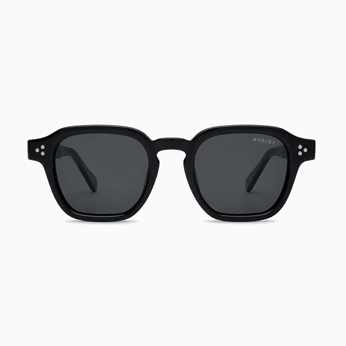 MOSCOT MOMZA SUN — Black / Smoke front view