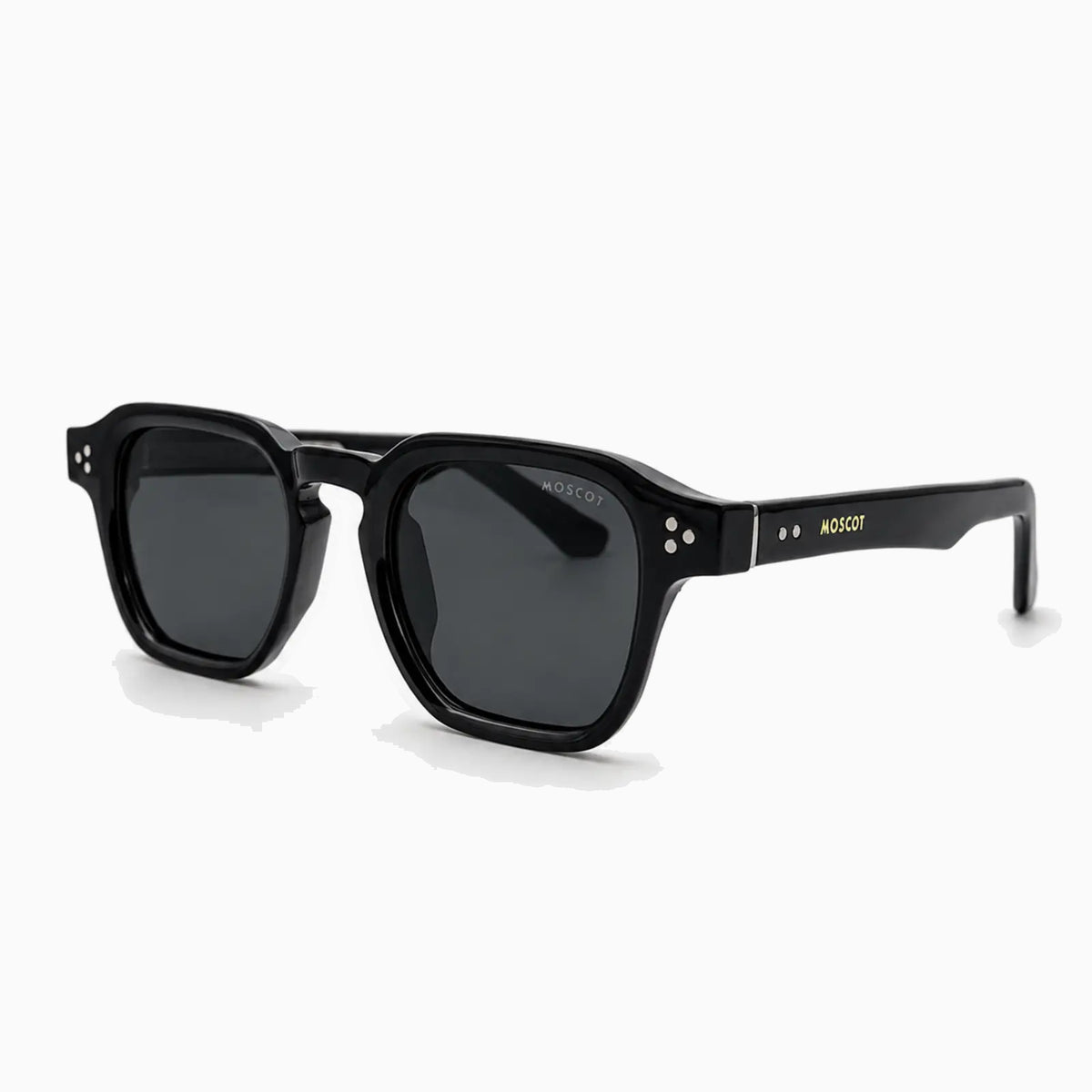 MOSCOT MOMZA SUN — Black / Smoke close view