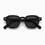 MOSCOT MOMZA SUN — Black / Smoke close view