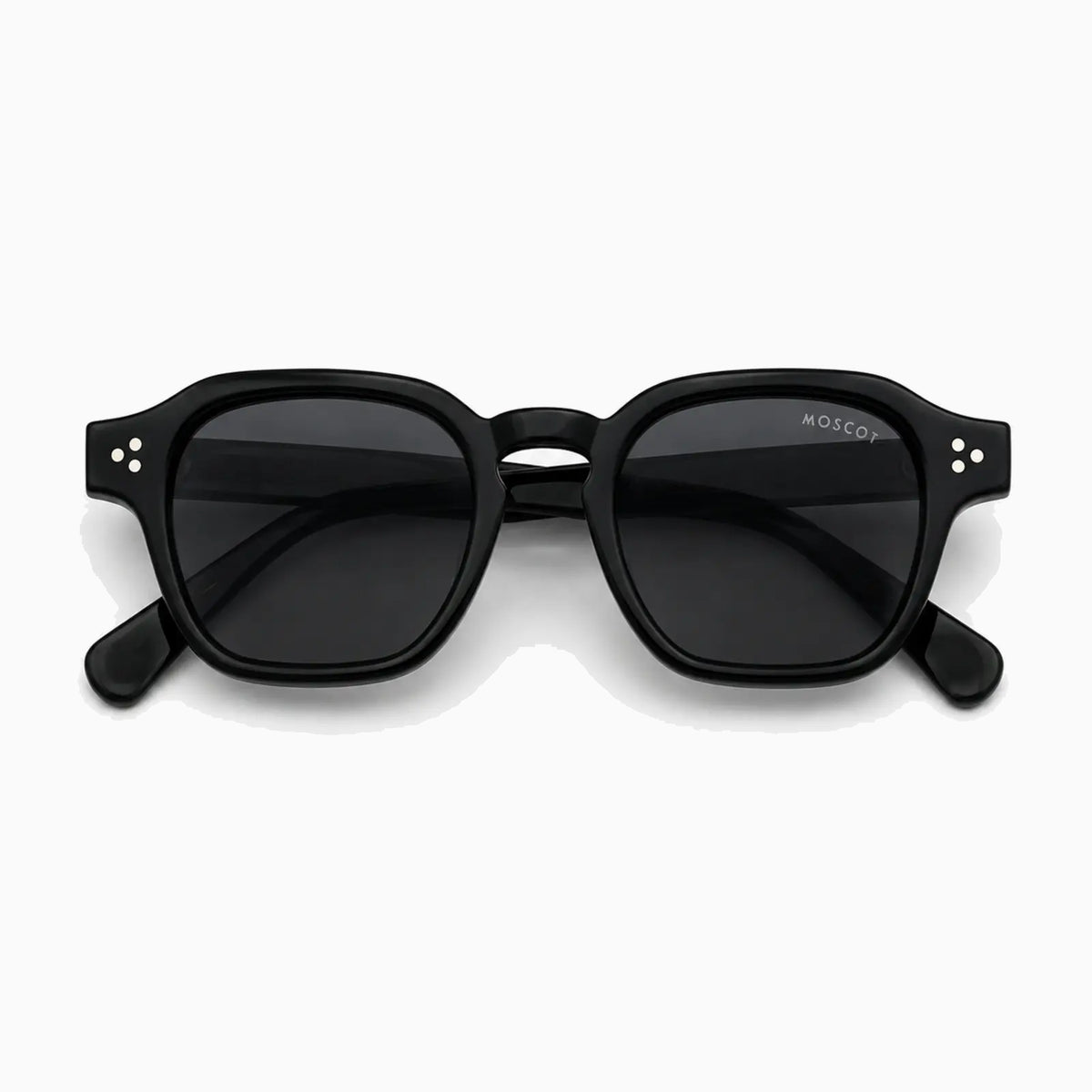 MOSCOT MOMZA SUN — Black / Smoke close view