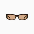 Saint Laurent SL M94 — Tortoise / Beige front view