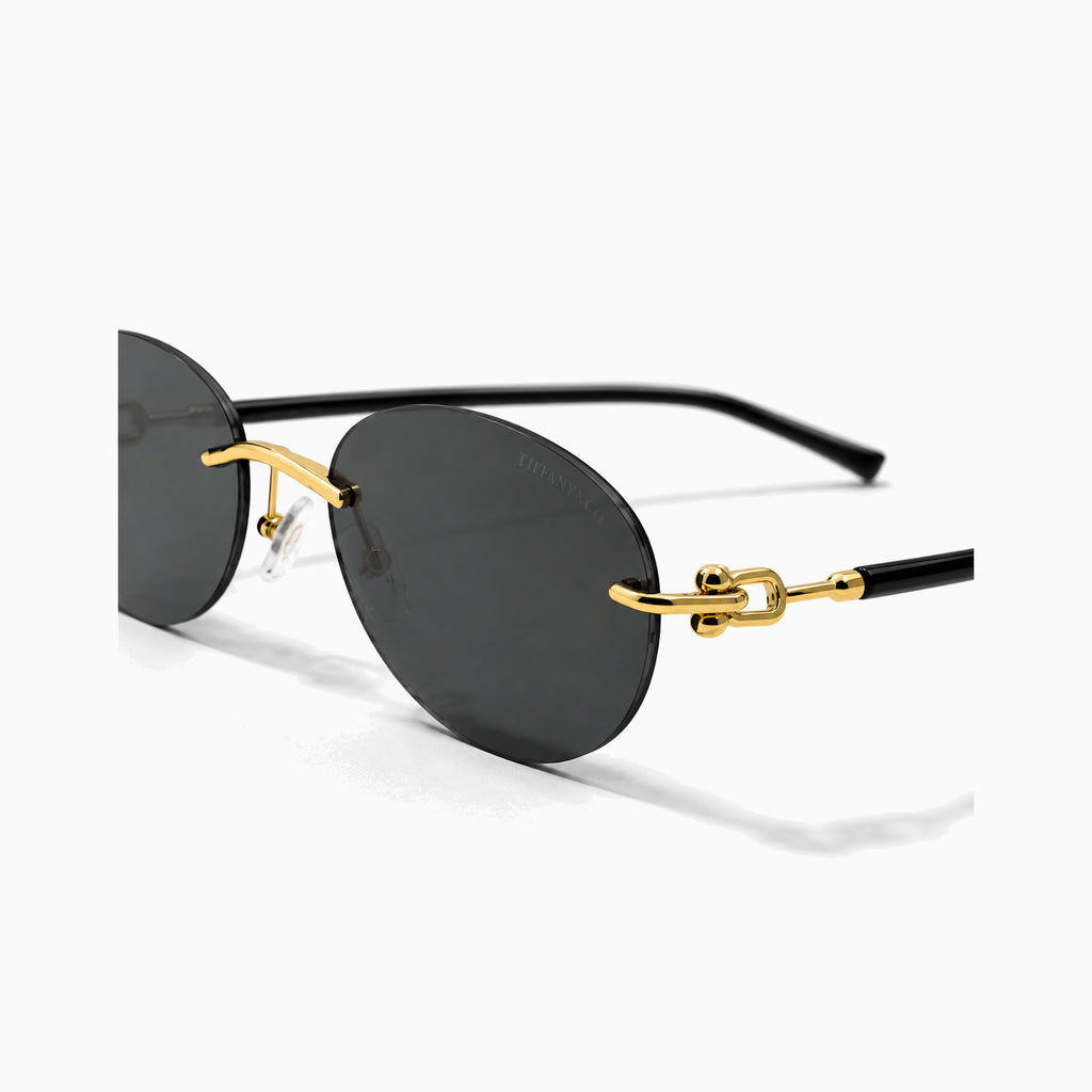 Tiffany & Co. TF3110KB HardWear — Gold / Black close view