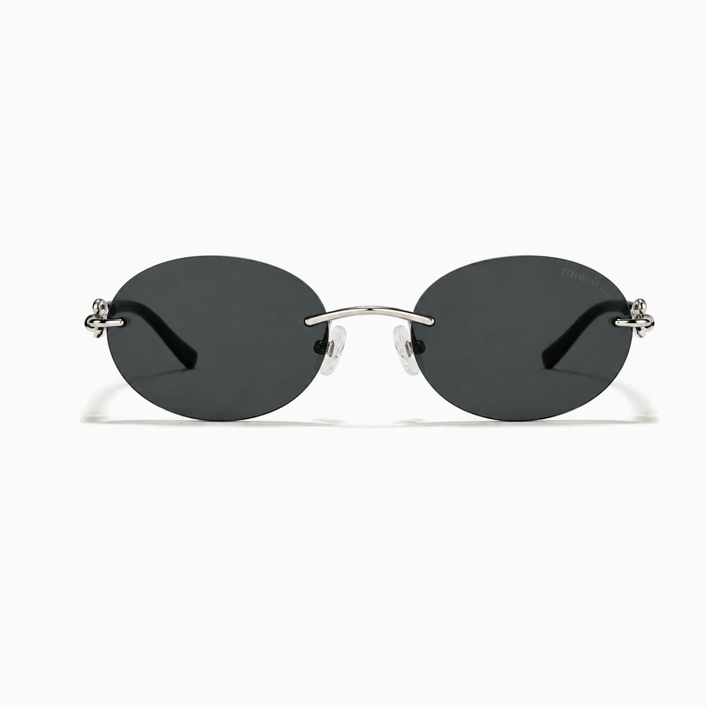 Tiffany & Co. TF3110KB HardWear — Silver / Black front view